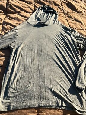 Laek Olive Green Sun Shirt UV Protective Long Sleeve Hooded Lightweight Desert